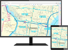 New York State Wall Map Basic Digital Map