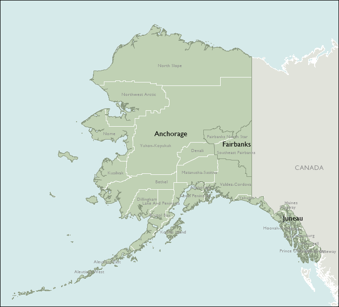DMR Map of Alaska