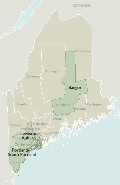 Zip Code Map Of Maine