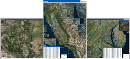 Shop for state satellite maps.