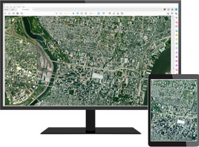 Madison County Digital Map Satellite Style