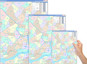 Franklin County Digital Map Color Cast Report Map