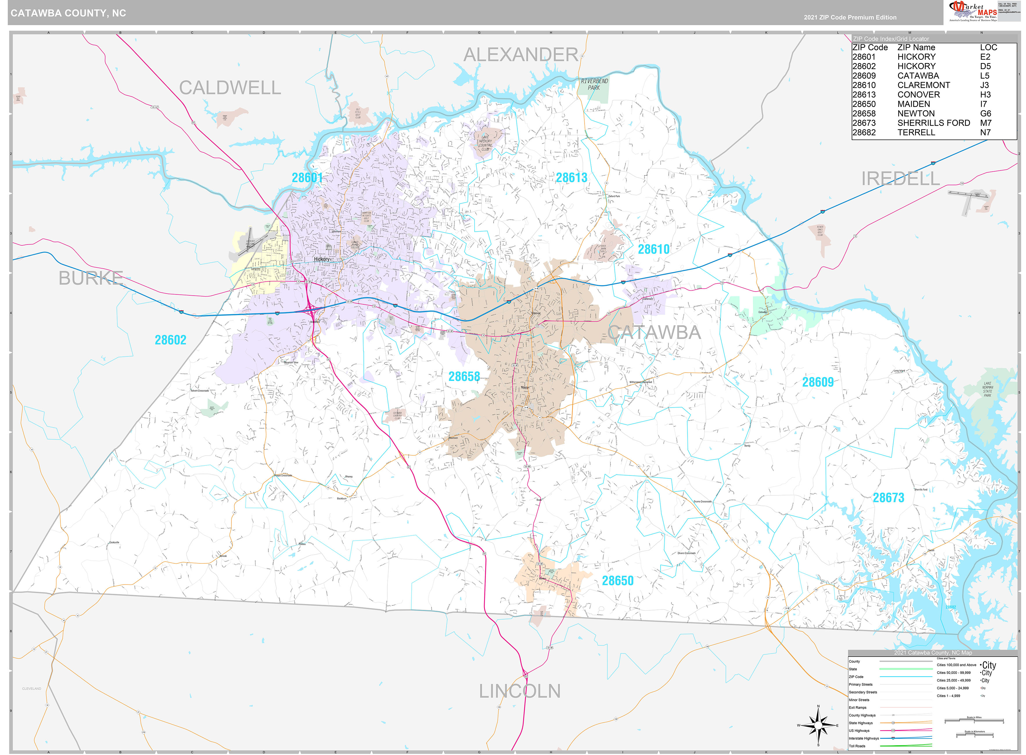 Catawba Indian Reservation Map